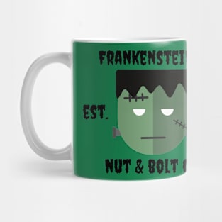 Frankenstein's Nut & Bolt Company Halloween Fall Mug